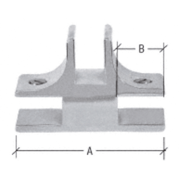 Deluxe Glass Furniture Connector 1-1/2" Long 3-Way 90 Degree for 3/4" Glass - Reflect Window & Door