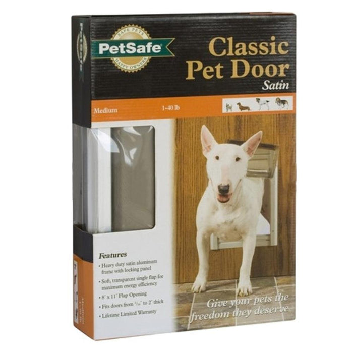 Deluxe Series Pet Door For Dogs Up To 40 lbs. - Reflect Window & Door