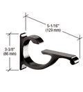 Designer Aluminum Shelf Bracket for 3/8" to 1/2" Glass - Reflect Window & Door