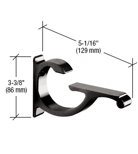 Designer Aluminum Shelf Bracket for 3/8" to 1/2" Glass - Reflect Window & Door