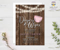 Diapers and Wipes Baby Shower Sprinkle Invitation