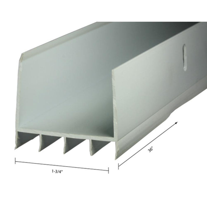 Door Shoe with Vinyl Sweeps – 36" Exterior Door Bottom Seal for Weatherproofing & Energy Efficiency - Reflect Window & Door
