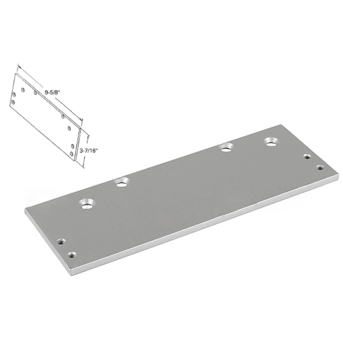 Dorma Drop Plate for 644 Closer - Aluminium - Reflect Window & Door