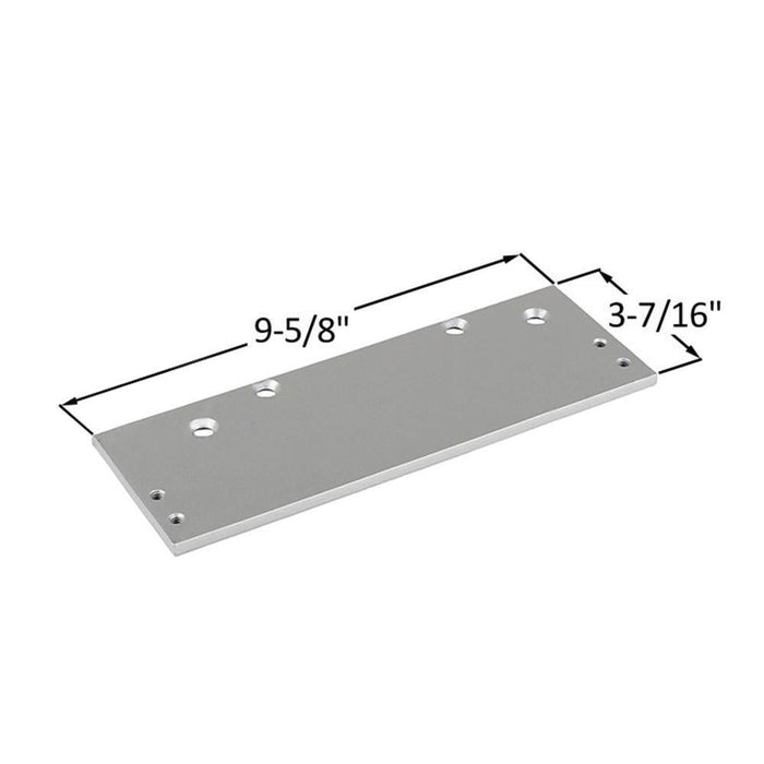 Dorma 644 Heavy - Duty Aluminum Closer Drop Plate - Reflect Window & Door