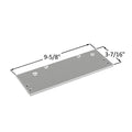 Dorma 644 Heavy - Duty Aluminum Closer Drop Plate - Reflect Window & Door