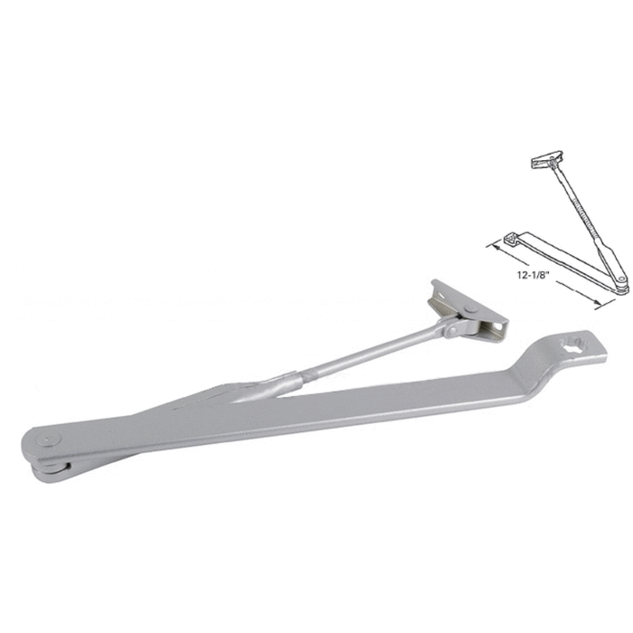 Commercial Aluminum Store Front Door Aluminum Dorma 644 Closer Arm - Reflect Window & Door