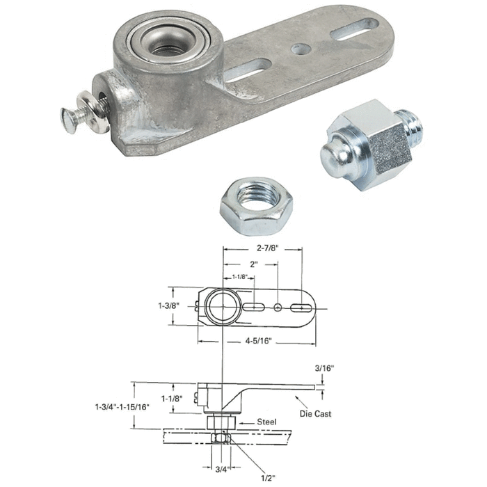 Dorma Bottom Center Hung Commercial Door Pivot - Reflect Window & Door
