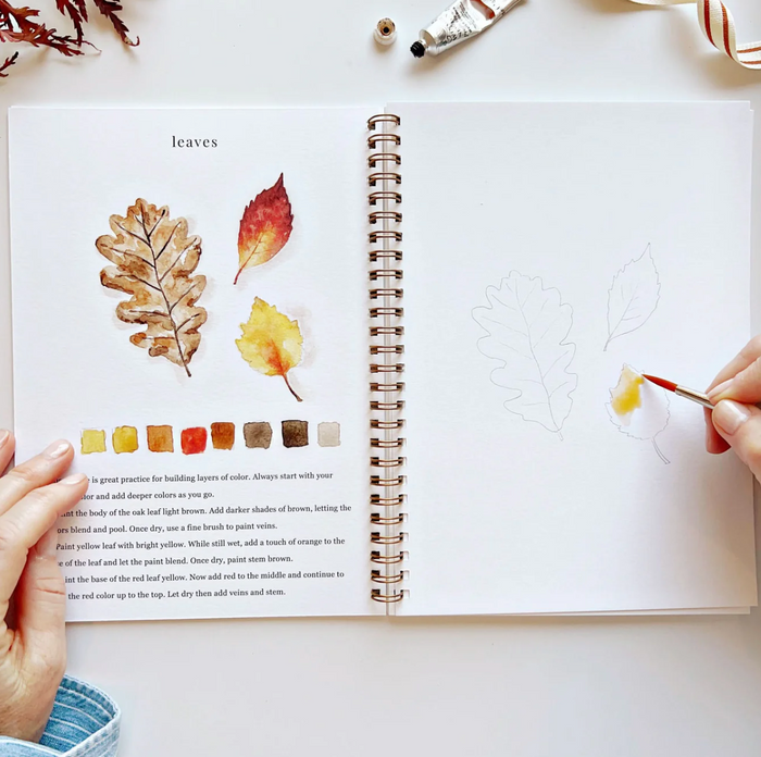 Emily Lex Studios: Autumn Watercolor Workbook - Pine & Moss