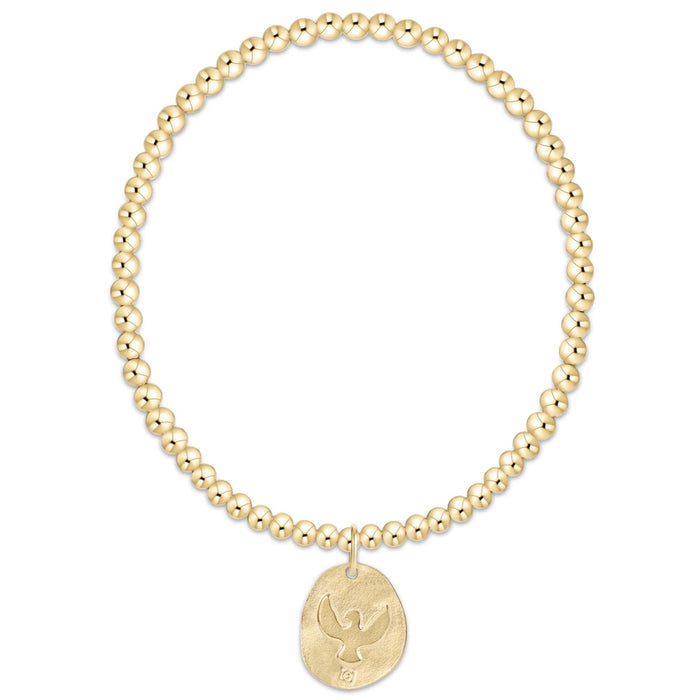 ENEWTON Classic Gold 3mm Inspire America Gold Disc Bracelet back