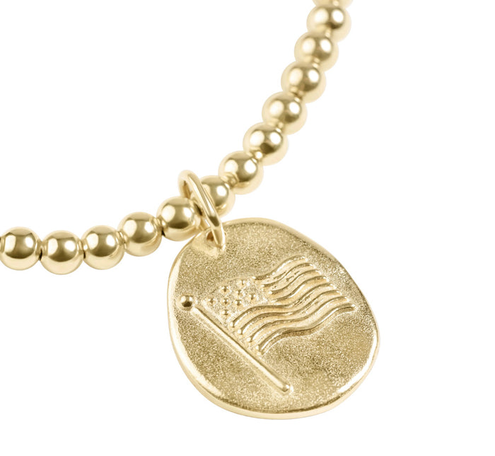 ENEWTON Classic Gold 3mm Inspire America Bracelet lifestyle