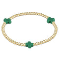 ENEWTON-Signature-Cross-3mm-Gold-Bracelet-Emerald