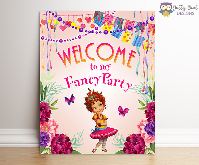 Fancy Nancy Party Signs Bundle Set