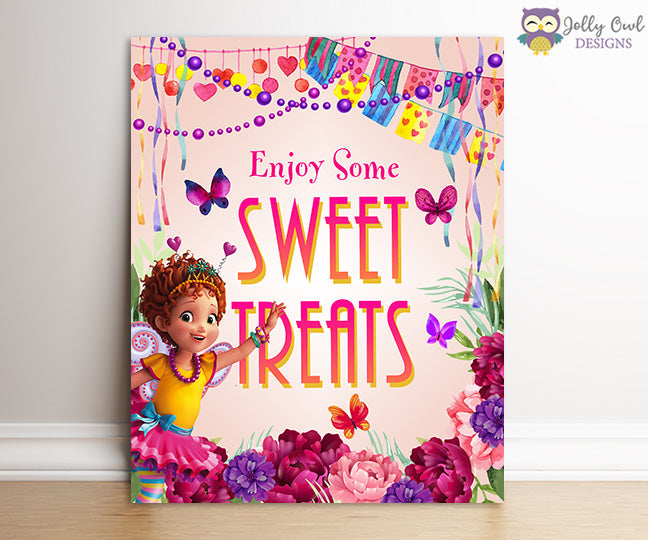 Fancy Nancy Party Signs Bundle Set