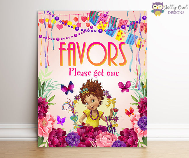 Fancy Nancy Party Signs Bundle Set