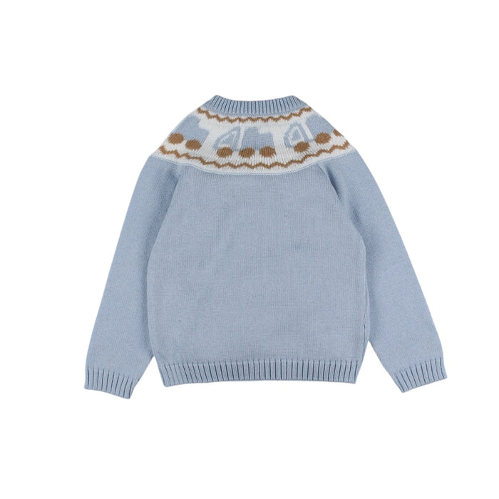 Federico Trucks Knitted Sweater
