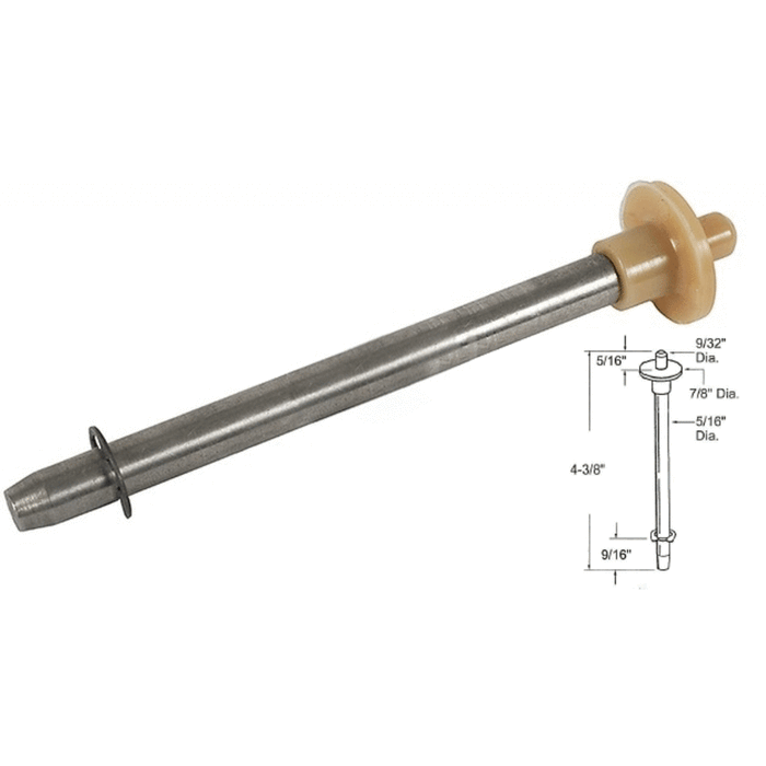 Bi-Fold Closet/Wardrobe Door Top Guide Pin With 7/8" Cap for Fenestra Doors - Reflect Window & Door