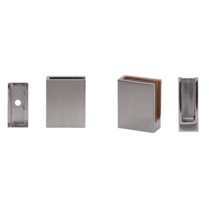 Fixed Plate Corner Clamp for 1/4" to 3/8" Glass - Reflect Window & Door