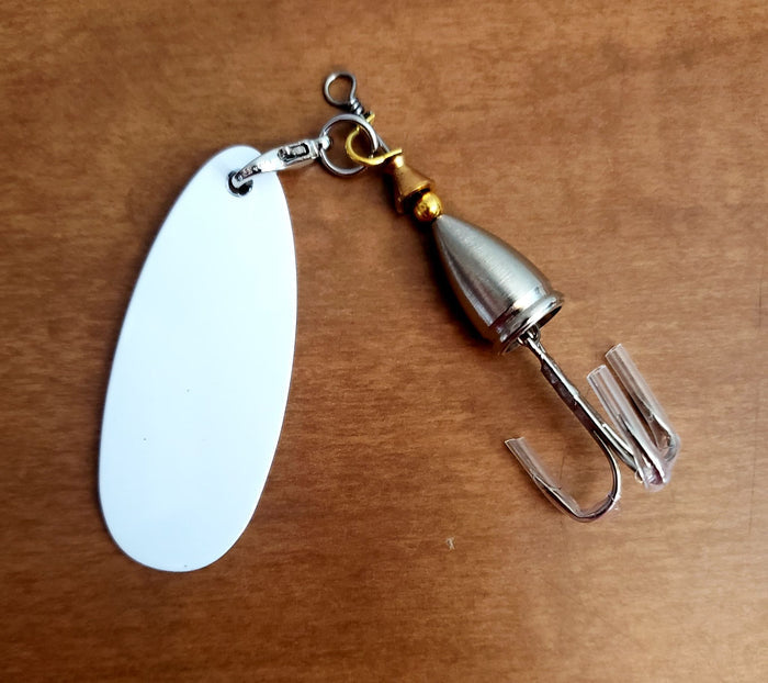 Flat Metal fishing lure - 1pc or bulk 10pc option