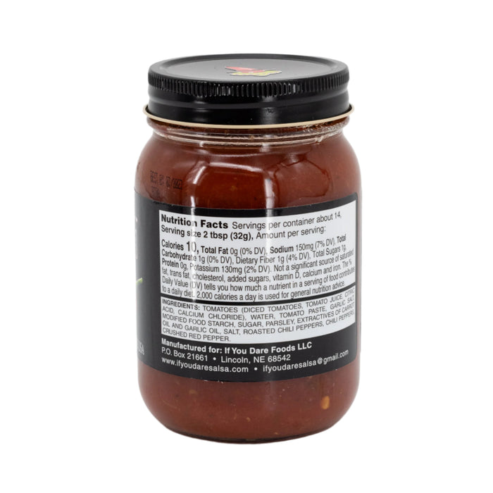 Flicker Of Fire Mild Salsa | 15.5 oz | Pack of 2 | If You Dare Foods