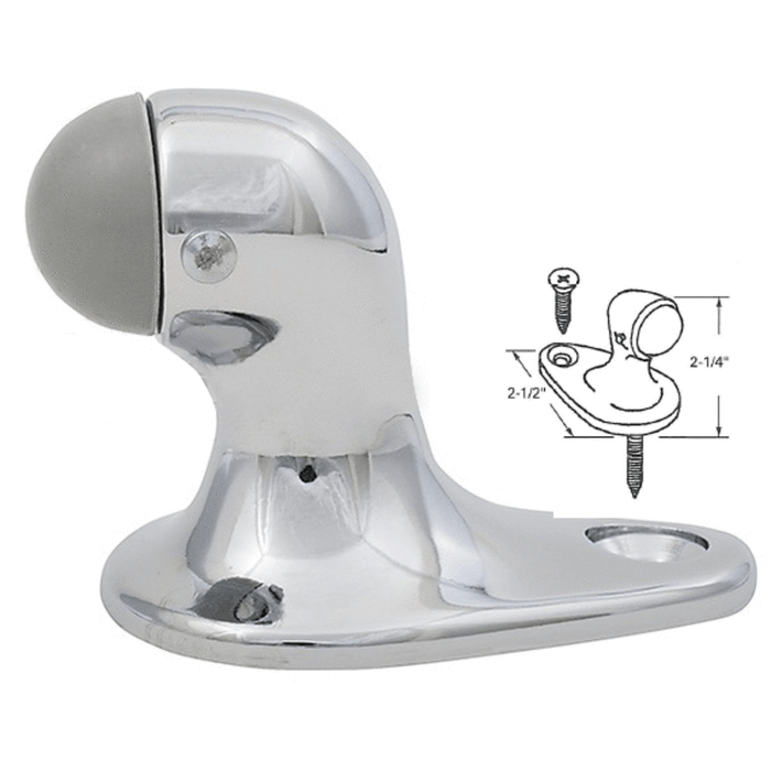 Floor Mounted 2-1/4" Door Stop - Reflect Window & Door