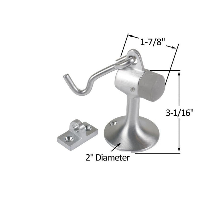 Floor Mounted Door Stop - Reflect Window & Door