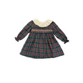 Florencia Green Tartan Xmas Long Sleeves Dress