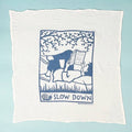 Flour Sack Tea Towels: Slow Down