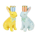 Hand-Painted Ceramic Candle Holders