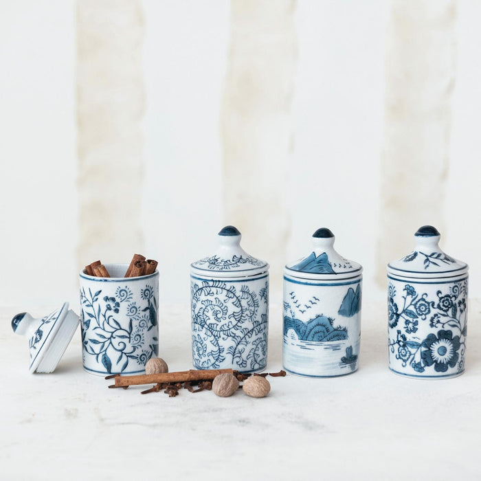 Hand-Stamped Spice Jar