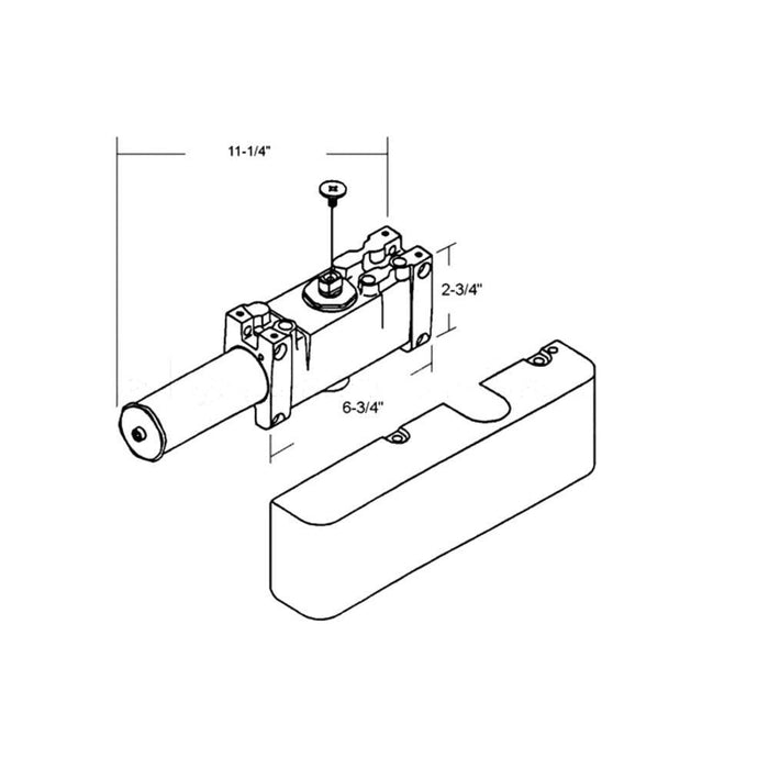 Heavy Duty Aluminum Door Closer for Commercial Storefronts - Reflect Window & Door