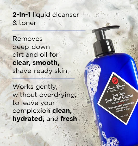 JACK BLACK | Pure Clean Daily Facial Cleanser