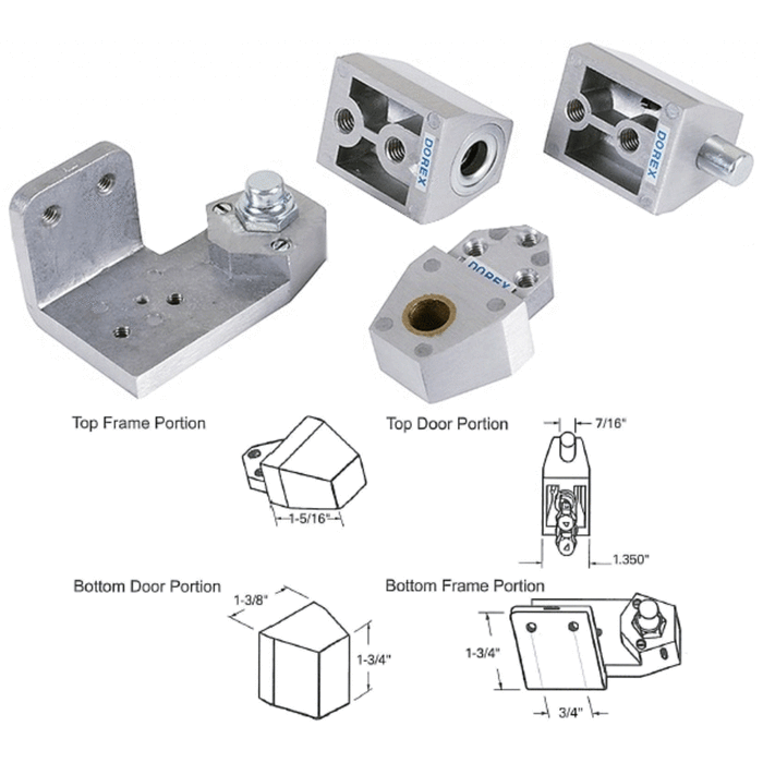 Commercial Offset Pivot Set - Left - Reflect Window & Door