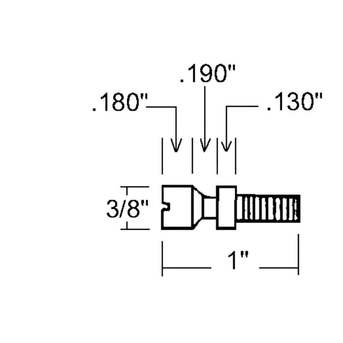 Jackson Commercial Entry/Exit Door Panic Bar Bolt 1/4" N.C. - Reflect Window & Door