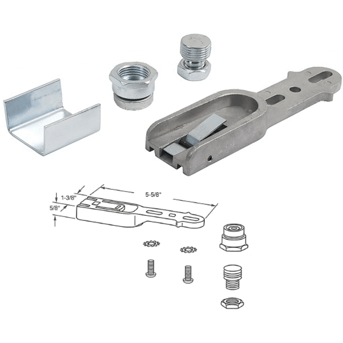 Jackson® Commercial Door Centre Hung & Floor Portion Pivot Set - Reflect Window & Door