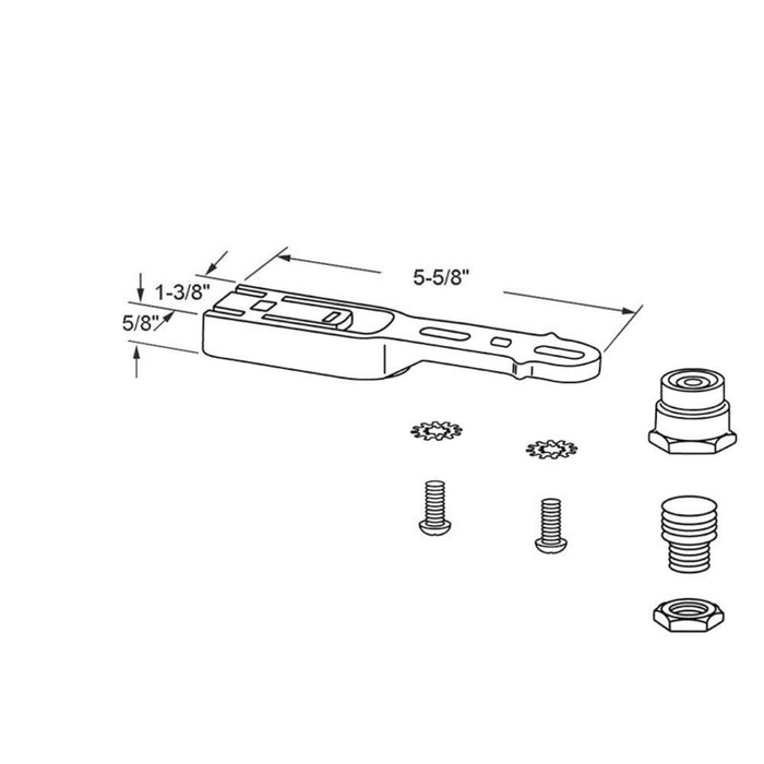 Jackson Commercial Door Centre Hung & Floor Pivot Set - Reflect Window & Door