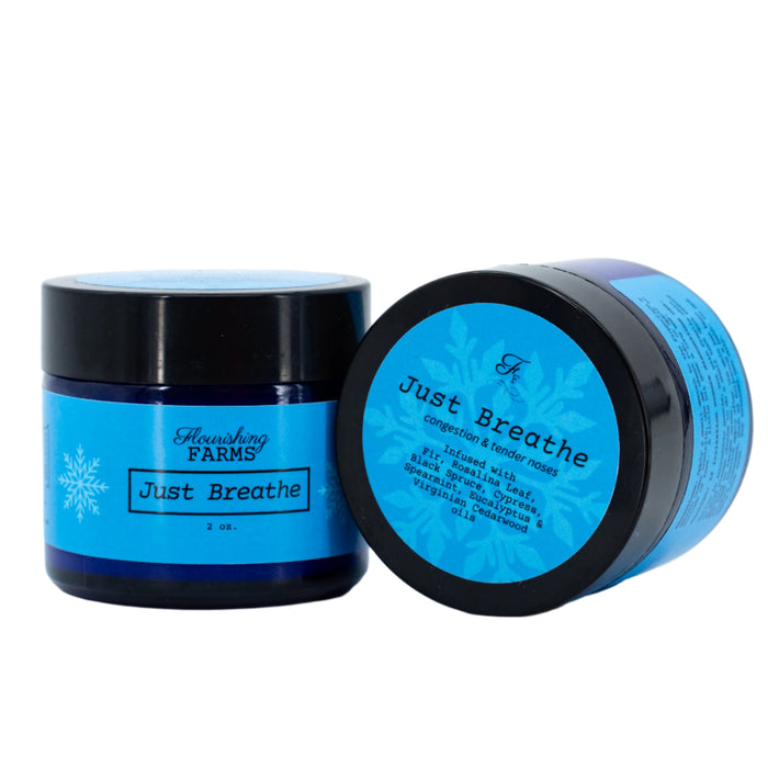 Just Breathe | Congestion and Tender Nose Cream | 2 oz | Flourishing Farms