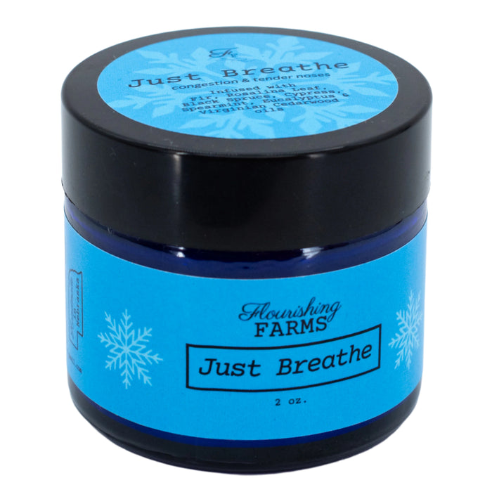 Just Breathe | Congestion and Tender Nose Cream | 2 oz | Flourishing Farms