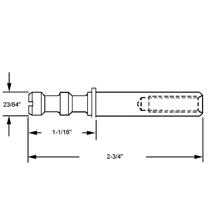 Tandem Cone Mounting Stud for Kawneer Commercial Doors - Reflect Window & Door