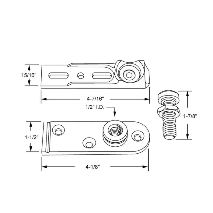 Commercial Door Bottom Pivot Set - Reflect Window & Door