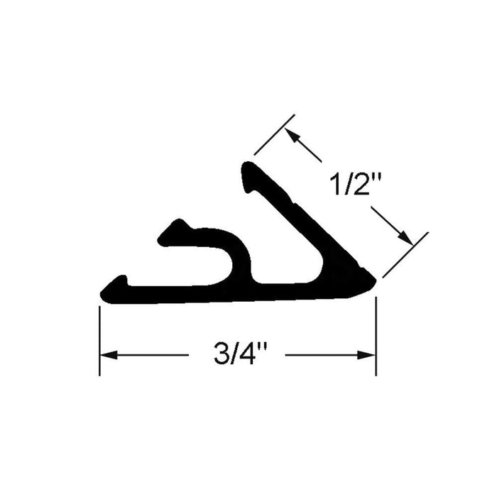 Kawneer Bronze Anodized Aluminum Glazing Stop for Storefronts - Reflect Window & Door