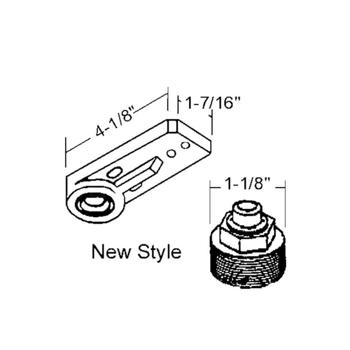 Kawneer Bottom Center Pivot – Durable Door Hardware Replacement - Reflect Window & Door