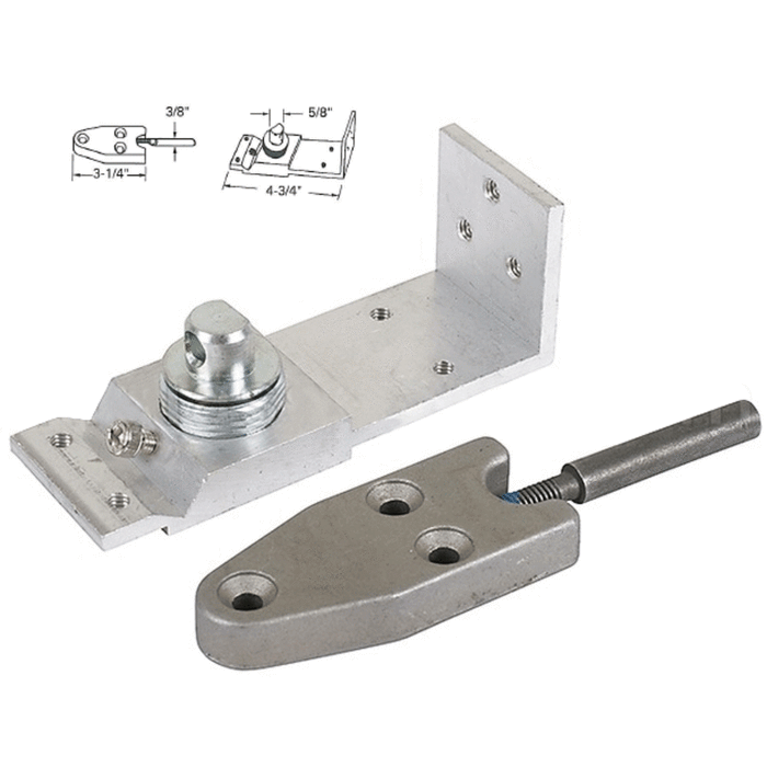 Kawneer Commercial Door Pivot - Bottom Frame & Door Portion