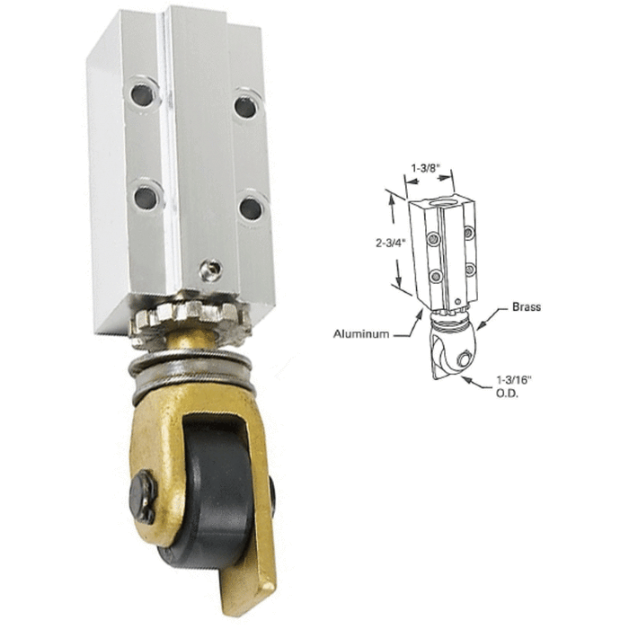 Kawneer Hardware Outboard Mall Door Roller Sliding Door