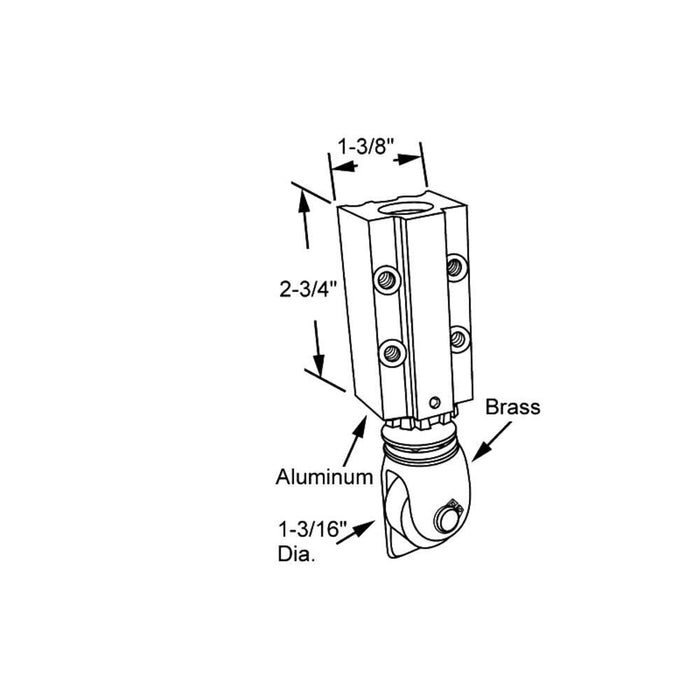 Kawneer Premium Sliding Door Roller Replacement - Reflect Window & Door