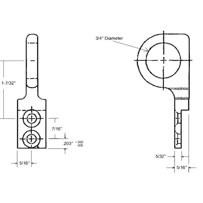 Kawneer Non - Handed Push Bar Operator with Pull Ring - Reflect Window & Door