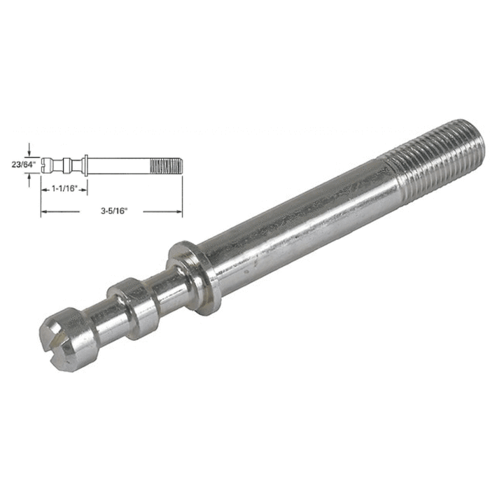 Kawneer Hardware Push/Pull Machine Bolt Fastener
