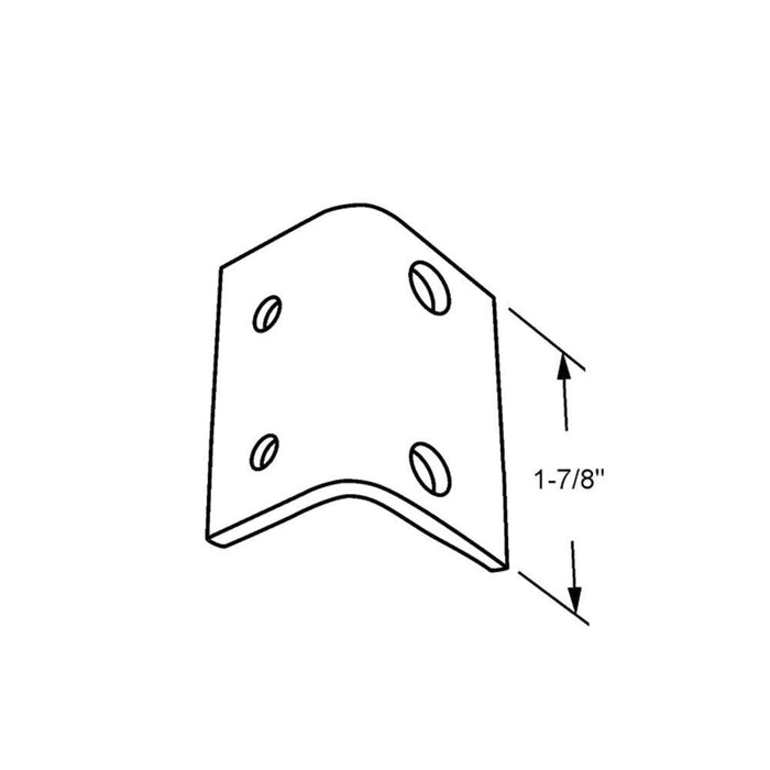 Kawneer Aluminum Storefront Retrofit Reinforcing Bracket - Reflect Window & Door