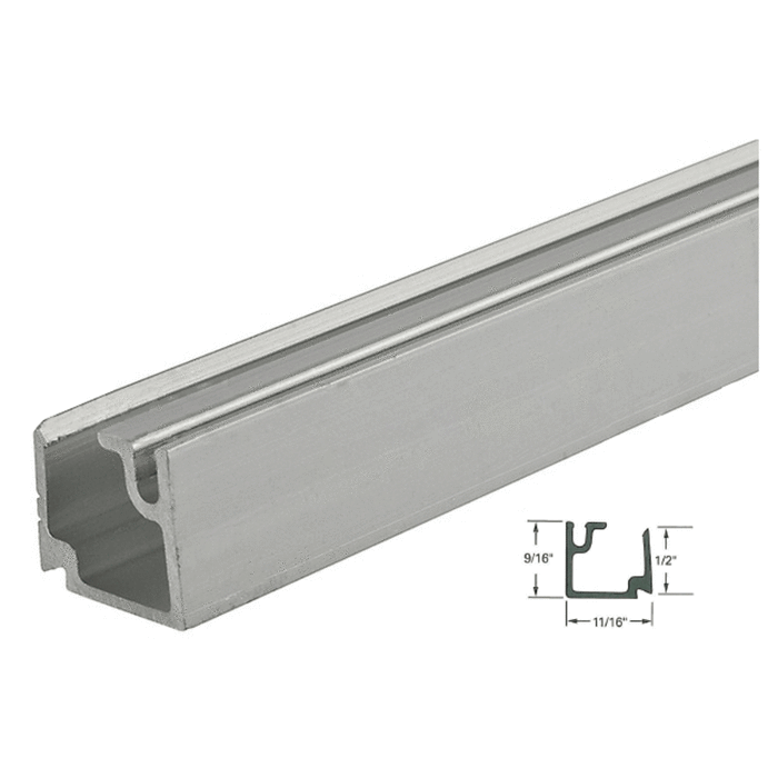 Kawneer Door Stop - Clear Anodized