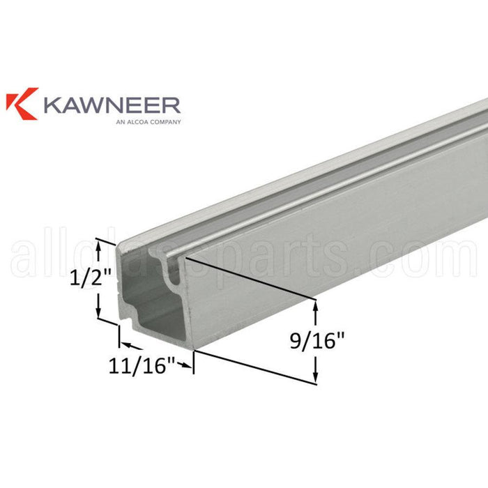 Kawneer Clear Anodized Commercial Door Stop Replacement - Reflect Window & Door