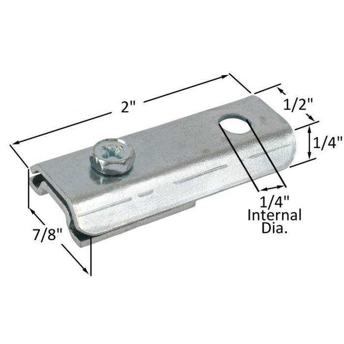 Kennaframe Closet Door 1/2" Top Pivot Bracket - Reflect Window & Door